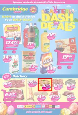 Cambridge Food Mitchells Plain : Dash for Deals (22 March - 4 April 2018), page 1