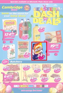 Cambridge Food Mitchells Plain : Dash for Deals (22 March - 4 April 2018), page 1