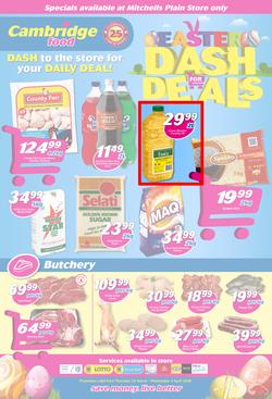 Cambridge Food Mitchells Plain : Dash for Deals (22 March - 4 April 2018), page 1