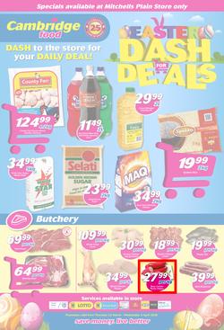 Cambridge Food Mitchells Plain : Dash for Deals (22 March - 4 April 2018), page 1