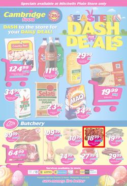 Cambridge Food Mitchells Plain : Dash for Deals (22 March - 4 April 2018), page 1