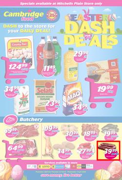 Cambridge Food Mitchells Plain : Dash for Deals (22 March - 4 April 2018), page 1