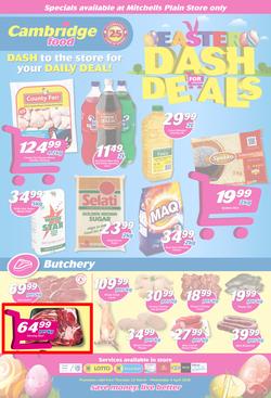 Cambridge Food Mitchells Plain : Dash for Deals (22 March - 4 April 2018), page 1