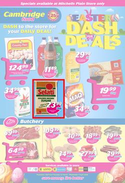 Cambridge Food Mitchells Plain : Dash for Deals (22 March - 4 April 2018), page 1