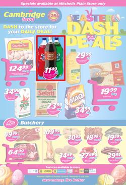 Cambridge Food Mitchells Plain : Dash for Deals (22 March - 4 April 2018), page 1