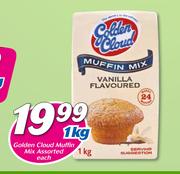 Golden Cloud Muffin Mix-1kg Each