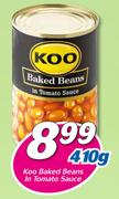 Koo Baked Beans In Tomato Sauce-410g