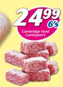 Cambridge Food Lamington’s 6’s