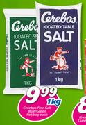 Cerebos Fine Salt Blue/Green Polybag-1kg Each