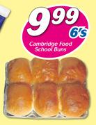 Cambridge Food School Buns 6’s