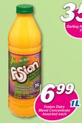 Fusion Dairy Blend Concentrate-1Ltr Each