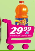 Oros Squash-2Ltr Each