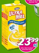 Ultra Mel Custard-1Ltr Each