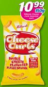 Willards Cheese Curls-150g Each
