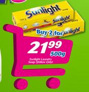 Sunlight Laundry Soap(Yellow Only)-2x500g
