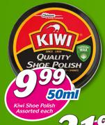 Kiwi Shoe Polish-50ml Each