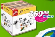 Hart J7 Polished Pot Set 10-Piece