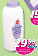Johnson’s Baby Powder-400g Each