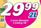 Crown Blended Cooking Oil-2Ltr