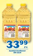 Sunfoil Sunflower Oil-2L Each