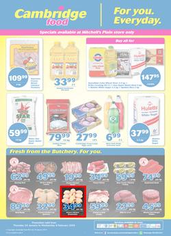 Cambridge Food Mitchells Plain : January Month End (24 Jan - 6 Feb 2019), page 1
