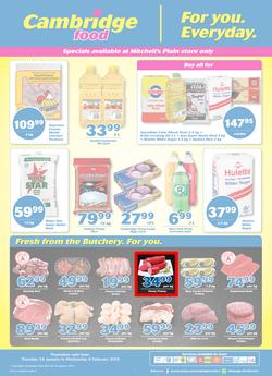 Cambridge Food Mitchells Plain : January Month End (24 Jan - 6 Feb 2019), page 1