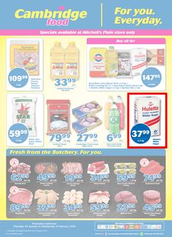 Cambridge Food Mitchells Plain : January Month End (24 Jan - 6 Feb 2019), page 1