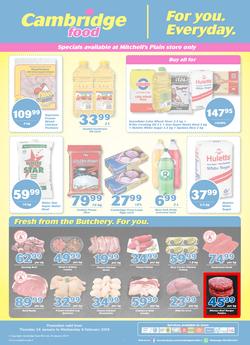 Cambridge Food Mitchells Plain : January Month End (24 Jan - 6 Feb 2019), page 1