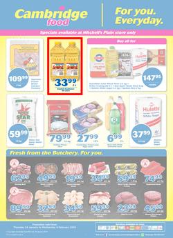 Cambridge Food Mitchells Plain : January Month End (24 Jan - 6 Feb 2019), page 1