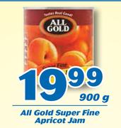 All Gold Super Fine Apricot Jam-900g