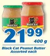 Black Cat Peanut Butter 400g-Each