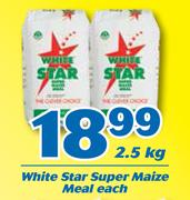 White Star Super Maize Meal 2.5Kg-Each