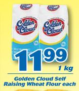 Golden Cloud Self Raising Wheat Flour 1Kg-Each
