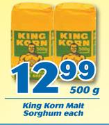 King Korn Malt Sorghum 500g-Each