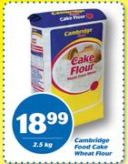 Cambridge Food Cake Wheat Flour-2.5Kg