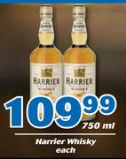Harrier Whisky 750ml-Each