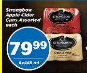 Strongbow Apple Cider Cans-6X440ml