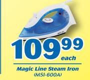 Magic Line Steam Iron MSI-600A