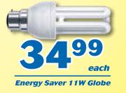 Energy Saver 11W Globe