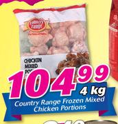 Country Range Frozen Mixed Chicken Portions-4kg