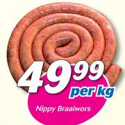 Nippy Braaiwors-Per Kg