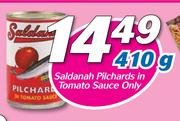 Saldanah Pilchards In Tomato Sauce Only-410g