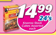 Knorrox Stock Cubes Assorted-24's Each
