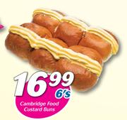 Cambridge Food Custard Buns-6's