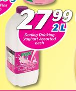 Darling Drinking Yoghurt Assorted-2Ltr Each