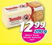 Bakers Tennis Biscuits Assorted-200g Each