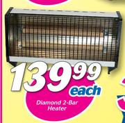Diamond 2 Bar Heater-Each