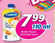 Purity Pouch Assorted-110ml Each