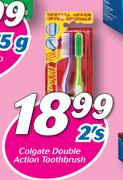Colgate Double Action Toothbrush-2's