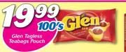 Glen Tagless Teabags Pouch 100’s